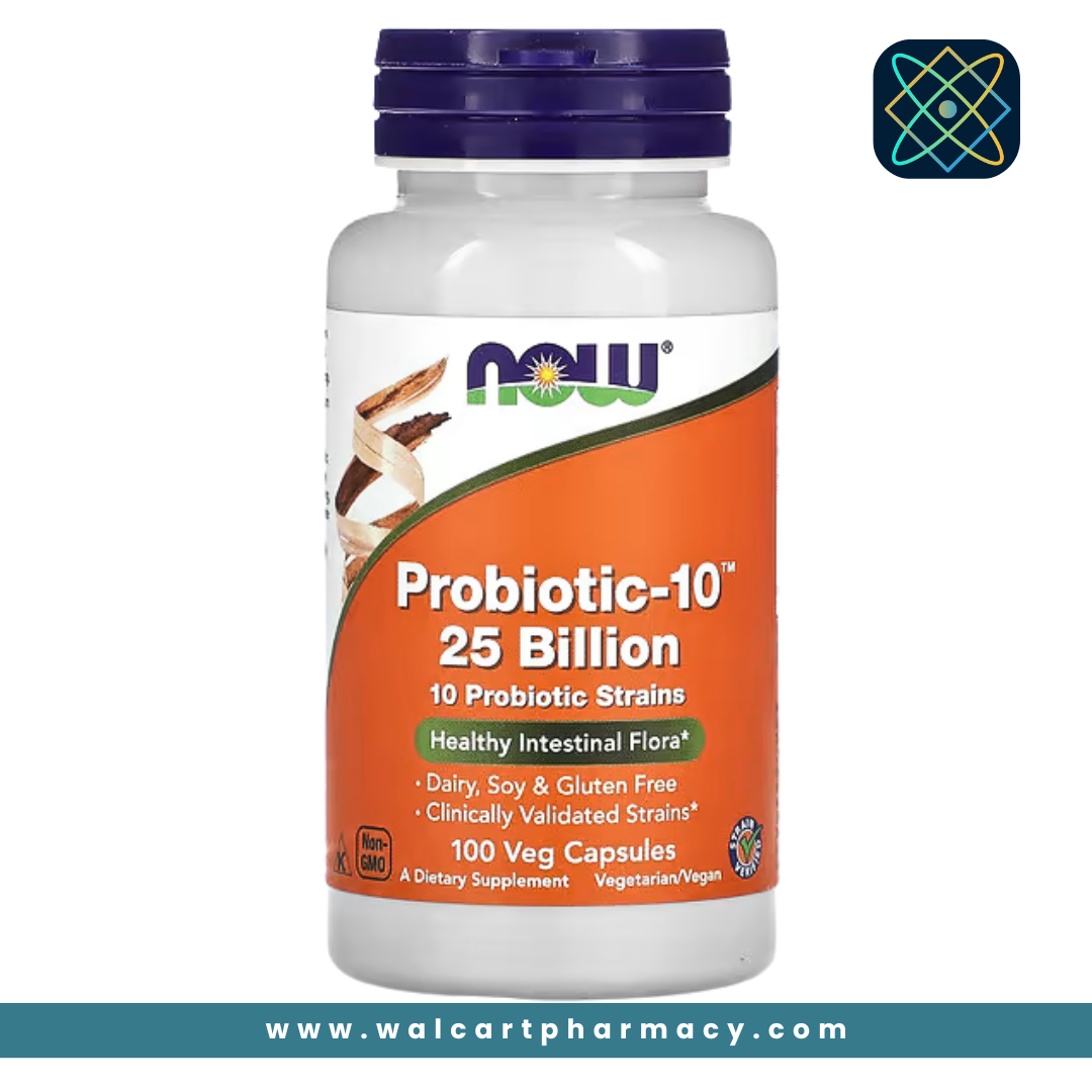 NOW Foods Probiotic-10, 25 Billion – 100 Veg Capsules NOW Foods Probiotic-10, 25 Billion – 100 Veg Capsules